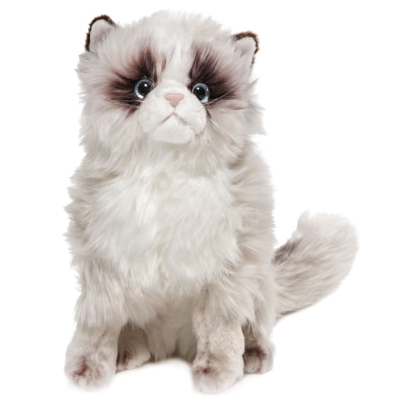 Bearington Cat Stuffed Animal - Ralistic Cat Plush Lifelike Himalayan Kitty Plushies That Look Real - Tasha 10.5"