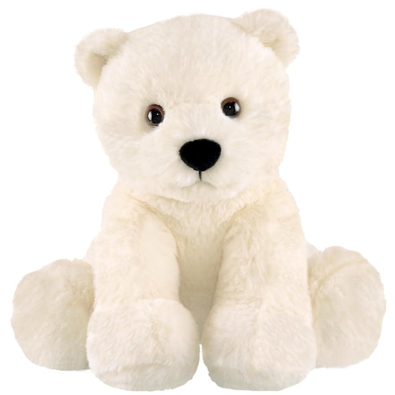 Bearington Everest The Polar Bear Plush, 10.5 Inch Polar Bear Stuffed Animal, For Ages 1-14