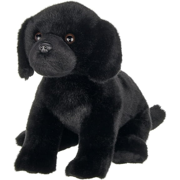 Bearington Collection Lil' Jet The Labrador Retriever, 8 Inch Black Lab Stuffed Animal