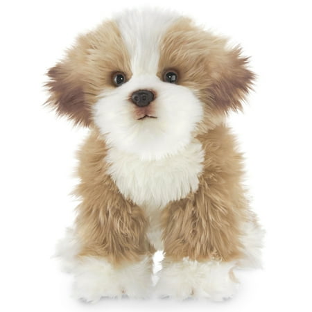 Bearington Dog Stuffed Animal Realistic Dog Plush Maltipoo Murphy Cute Plushies for Kids Boys & Girls - 13"
