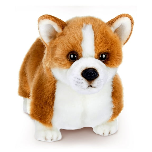 Bearington Collection Queenie Corgi Plush Stuffed Animal Puppy Dog, 13 inches for Child