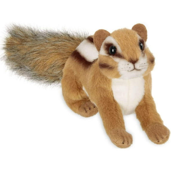 Bearington Collection hippie Plush Chipmunk Stuffed Animal, 7 inch, Child, Brown.