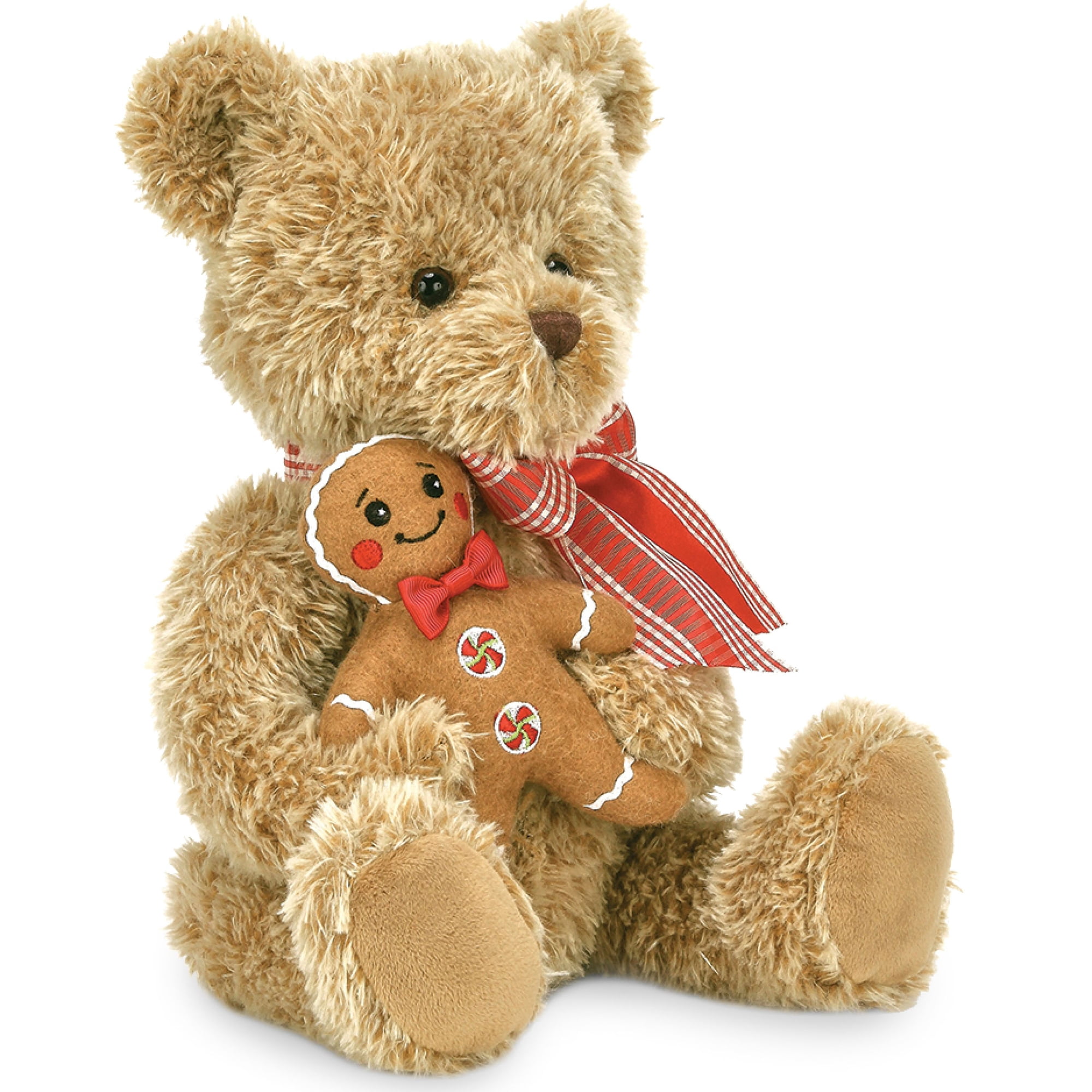 Bearington Christmas Stuffed Animals Christmas Teddy Bear Plush