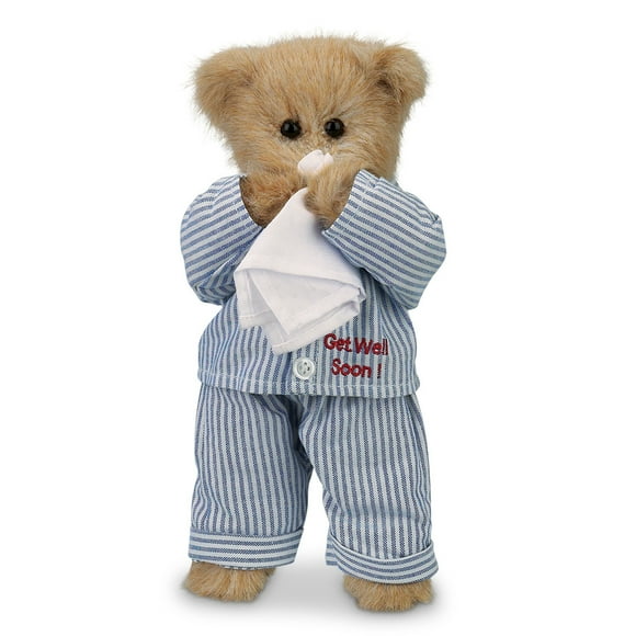 Bearington Illie Willie Plush Stuffed Animal Get Well Soon Teddy Bear, 10 inches