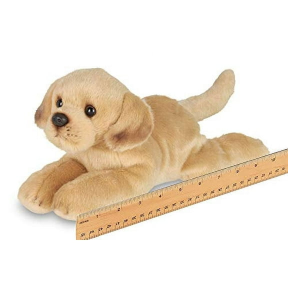 Bearington Lil Tanner Small Plush Yellow Labrador Retriever Stuffed Animal Puppy Dog, 8 inch Child
