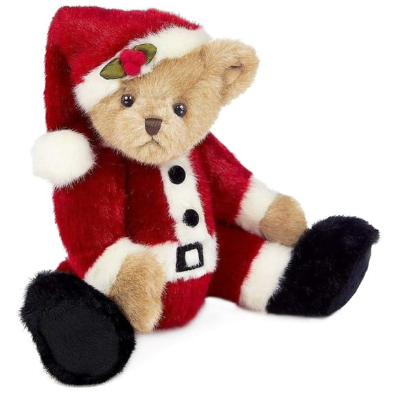 Bearington Papa Santa Bear, 14 Inch Stuffed Santa Bear Christmas Teddy Bear, Ideal Christmas Stuffed Animals Gift for Toddlers, Kids & Teens, for Ages 3-14