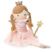 Bearington Collection Tooth Fairy Tooth Holder Plush Pillow for Girls   Hanging Doll for Bed, Door, Nightstand - Pixie 14"