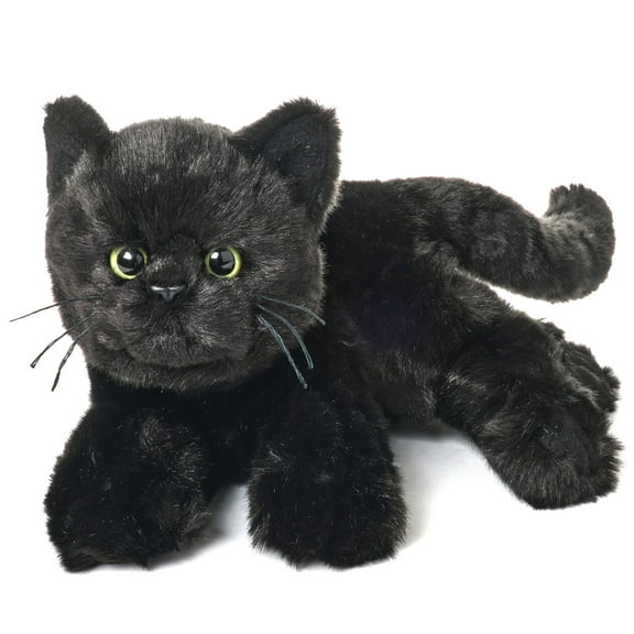 Bearington Plush Stuffed Animal Black Cat, Kitten 15 inches