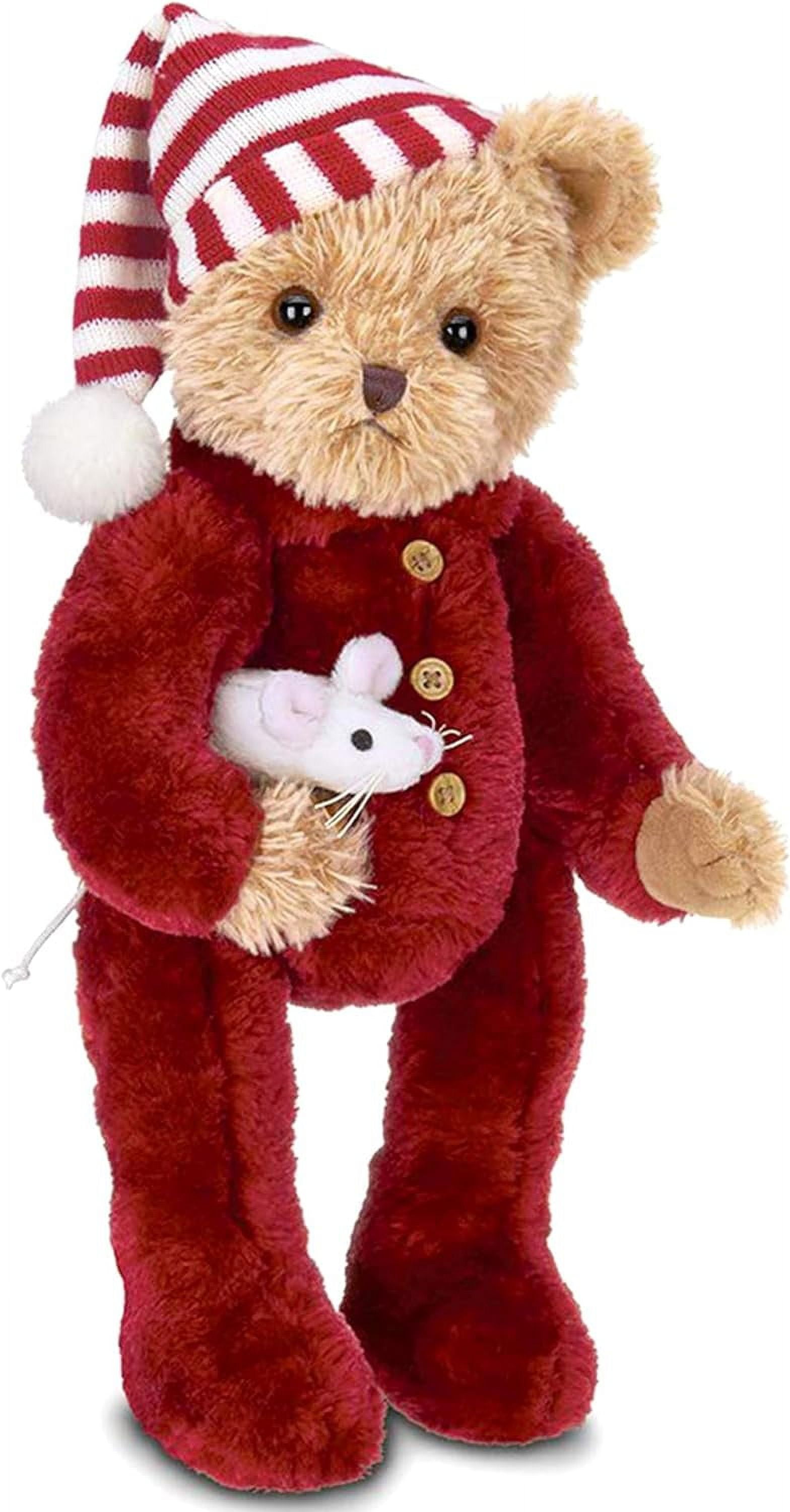 Bearington Sleepy and Squeek Christmas Plush Toys, 14 Inch Holiday