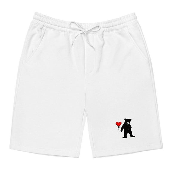 Bearish Love Fleece Shorts