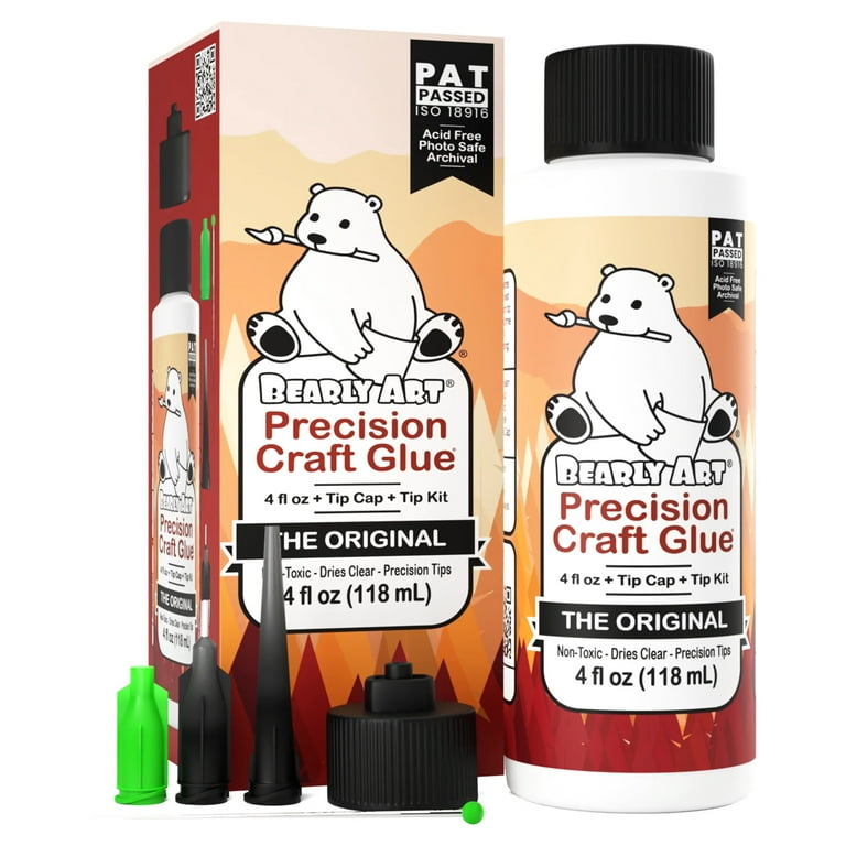 Bearly Art Precision Craft Glue, the Original