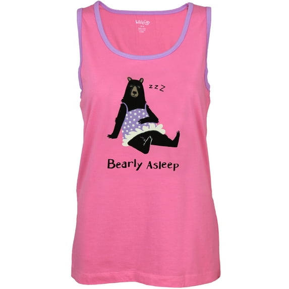 Bearly Asleep Women's Pajama Tank Top - X-Small