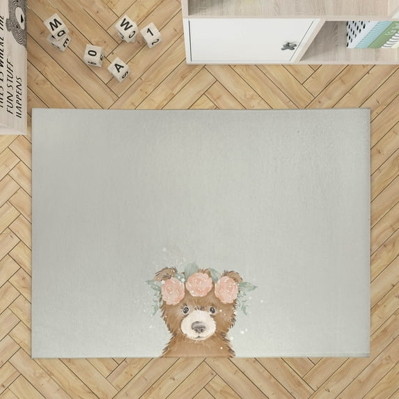 Bearly Green Kids Play Mat