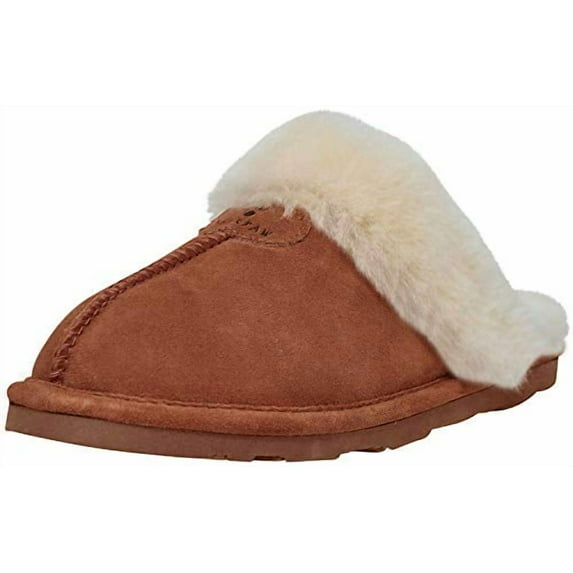 Bearpaw 671W-H-9 Womens Loki II Slide Slipper, Hickory - Size 9