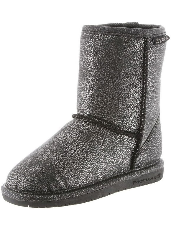 Bearpaw Boots Girls Emma Pull on Stylish Suede Wool 608T