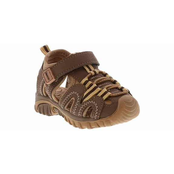 Bearpaw Chestnut Toddler Boys' (5-10) Outdoor Sandal | BBVP34107-T Brown