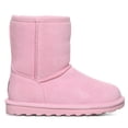 thumbnail image 1 of BEARPAW Elle Youth Prism Pink Size 3 | Cozy Suede Winter Boots for Kids | Comfortable Slip-On Boots, 1 of 8