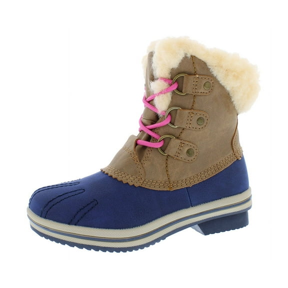 Bearpaw Everly Youth GS Girls Shoes Size 1, Color: Hickory/Navy