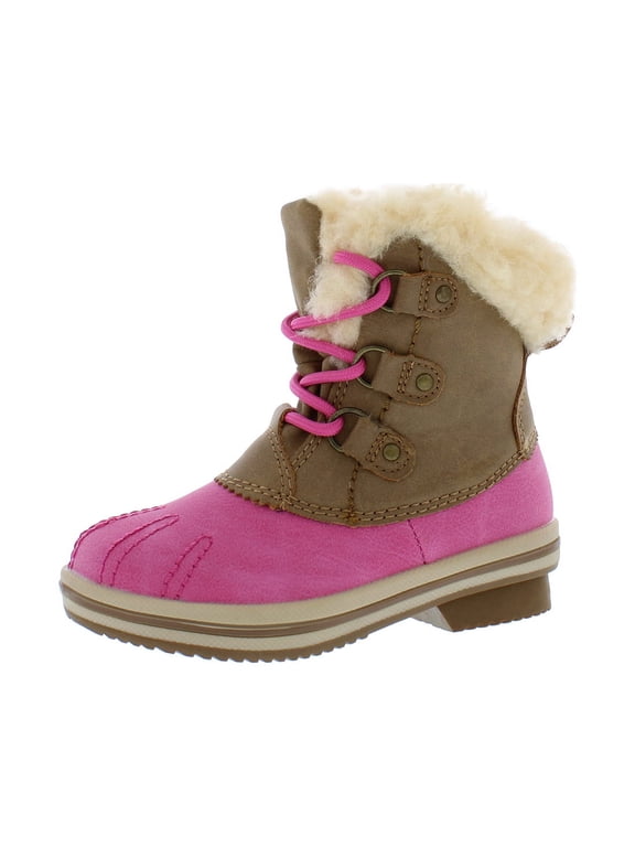 Everly Boot Infant/Toddler Shoes Size 8, Color: Hickory/Pink