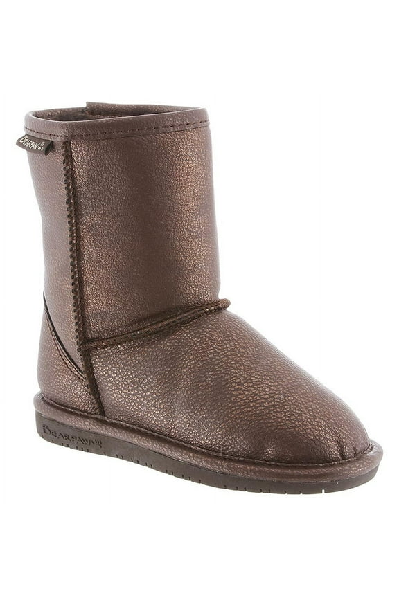 Girl's Emma Snow Boots Bronze Suede Rubber 7 Toddler M