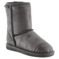 thumbnail image 1 of Bearpaw Emma Youth - Short Sheepskin Boots - 608Y - Black/Silver Metallic, 1 of 1