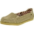 thumbnail image 1 of Bearpaw Girl's Heather Canvas Taupe Ankle-High Loafers & Slip-On - 5M, 1 of 3