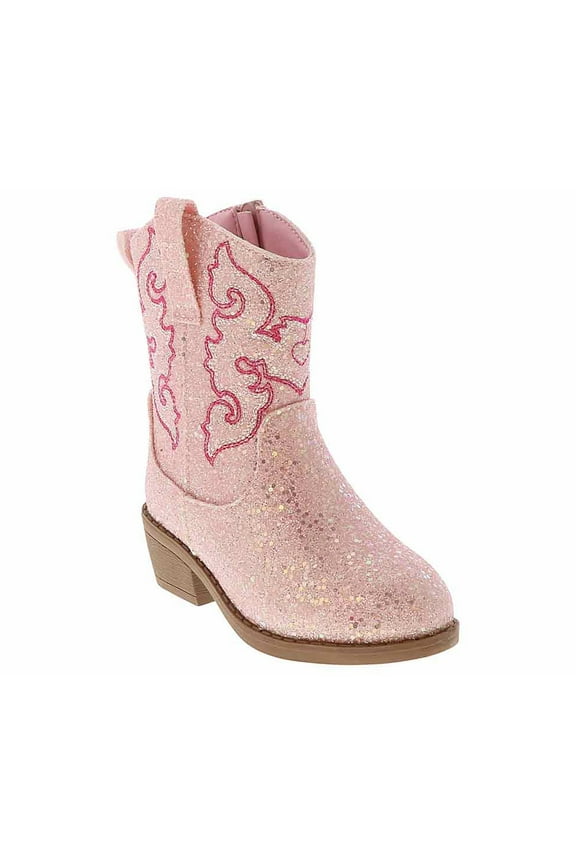 Glitter Toddler Girls' Western Boot | BBB38033-ESN Pink