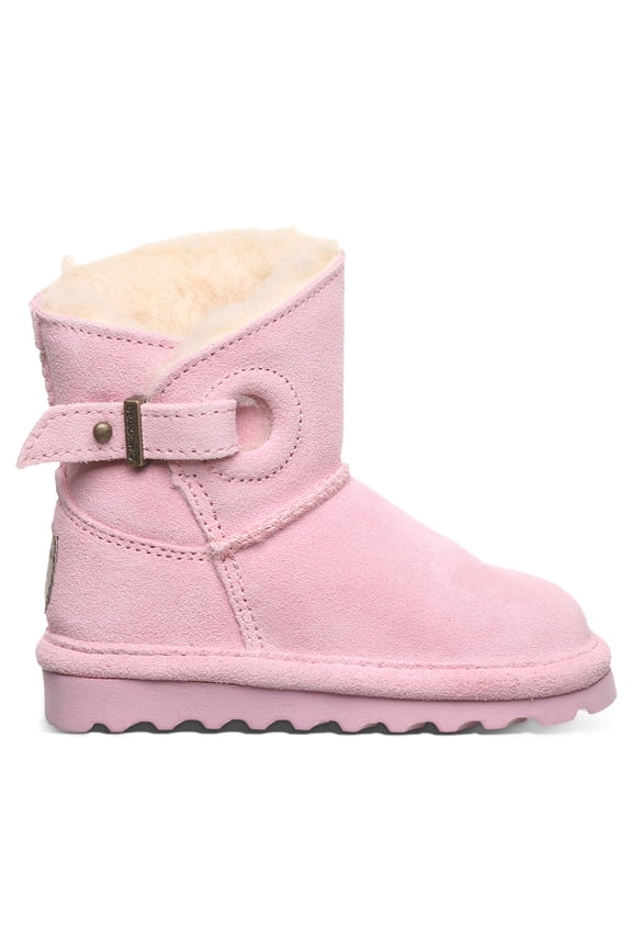 Isabelle Toddler Prism Pink Size 11 | Toddler's Boot Classic Suede | Kid's Pull On Boot | Comfortable Winter Boot
