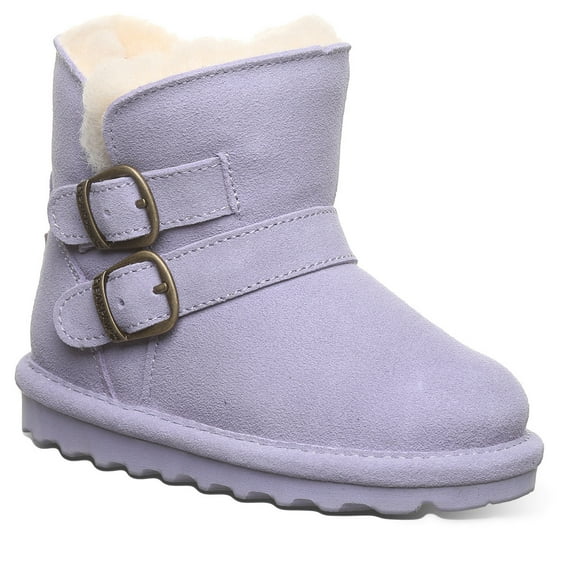 BEARPAW Katya Toddler Persian Violet Size 9 | Toddler's Boot Classic Suede | Kid's Slip On Boot | Comfortable Winter Boot Persian Violet Katya Toddler Boots