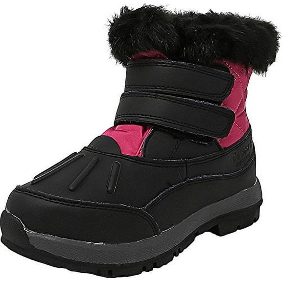Bearpaw Kids Women's Amanda (Little), Black/Fuschia