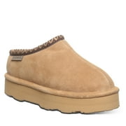 BEARPAW Martis Youth Slipper Iced Coffee Size 2 | Kid's Cozy Footwear | Comfortable & Lightweight Indoor & Outdoor Slipper Iced Coffee Solid Martis Youth Slippers