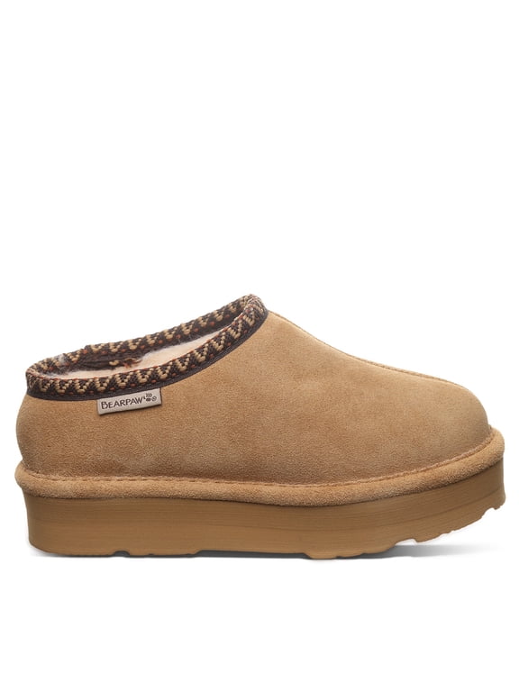 Martis Youth Slipper Iced Coffee Size 1 | Kid's Cozy Footwear | Comfortable & Lightweight Indoor & Outdoor Slipper