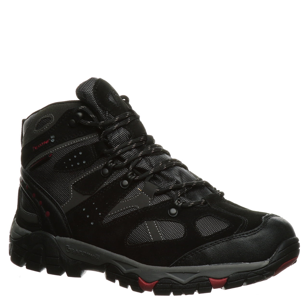 Bearpaw Brock Mens Hiking Boots Black Trail‎ Shoes Size 9 Camping Gorp Granola Amazon.com | Bearpaw Brock Men main image 2