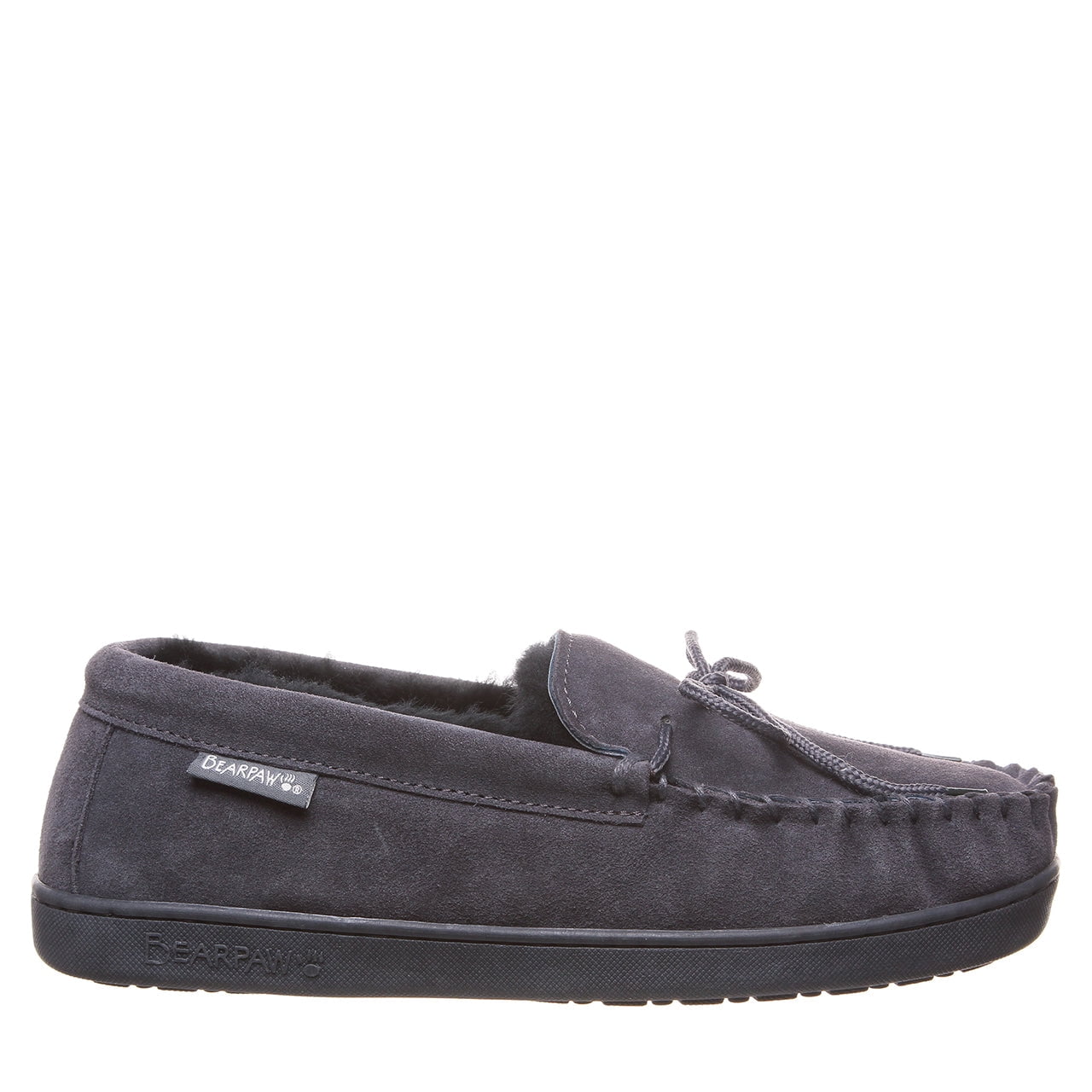 BearPaw Men\'s Black Suede Loafers NIB Sz 10M Amazon.com | BEARPAW Men main image 2