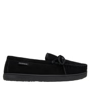 BEARPAW Mens Moc II Wide Black Size 10 | Mens Slipper | Mens Shoe | Comfortable & Lightweight