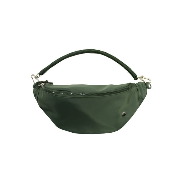 Bearpaw Unisex Sporty Nylon Belt Bag, Dark Olive - Walmart  display picture 1