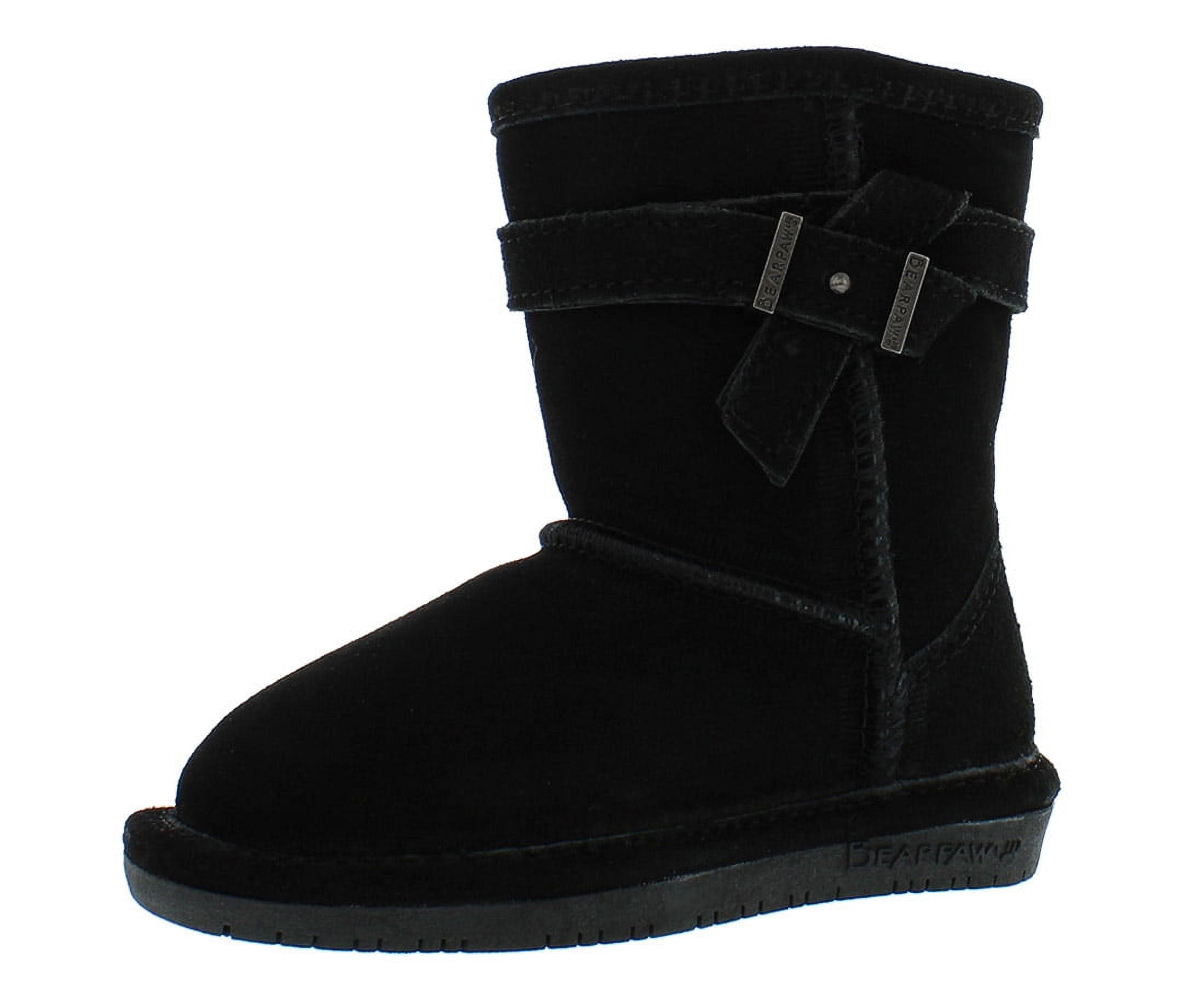 Bearpaw Val Boot Infant Toddler Shoes Size 7 Color Black Walmart