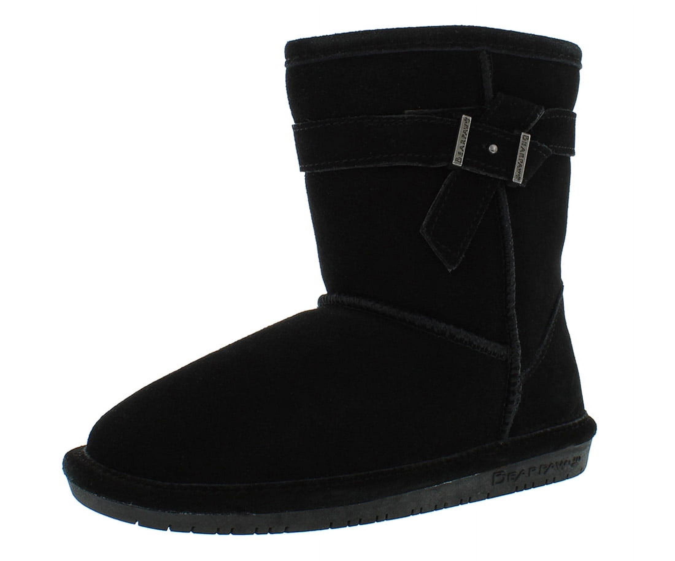 Bearpaw Val GS Boot Girls Shoes Size 6 Color Black