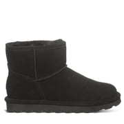 BEARPAW Alyssa Wide Womens Slip-On Winter Boots Black Size 9 | Comfortable Ankle Boot | Casual Winter Shoes for Women