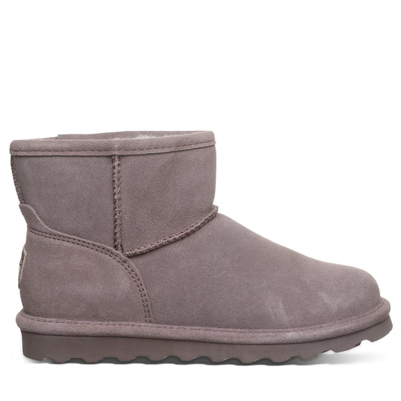 BEARPAW Alyssa Women's Slip-On Winter Boots Cinder Size 10 | Comfortable Ankle Boot | Casual Winter Shoes for Women