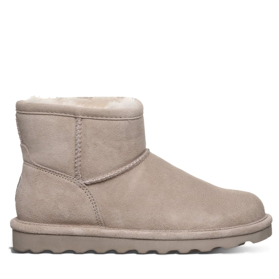 BEARPAW Alyssa Women's Slip-On Winter Boots Mushroom Size 11 | Comfortable Ankle Boot | Casual Winter Shoes for Women