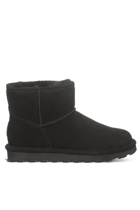 Alyssa Wide Women's Slip-On Winter Boots Black Size 9 | Comfortable Ankle Boot | Casual Winter Shoes for Women