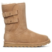 BEARPAW Womens Aurelia Iced Coffee Size 10 | Womens Boot Classic Suede | Womens Pull On Boot | Comfortable Winter Boot