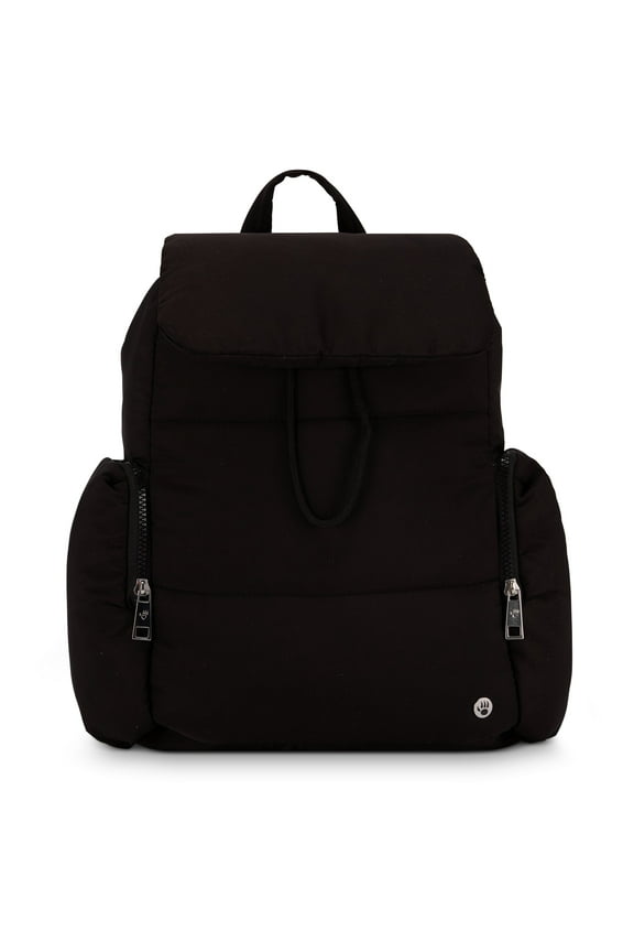 Backpack - Puffy Quilted Bag Stylish and Comfortable Laptop Bag for Women, Perfect for Work, Travel & School