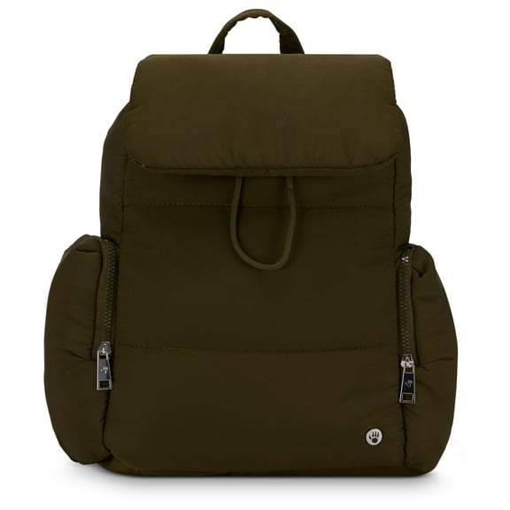 Bearpaw Backpack - Puffy Quilted Bag Stylish and Comfortable Laptop Bag for Women, Perfect for Work, Travel & School