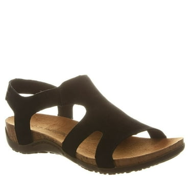 Bearpaw Women's Black II Wilma Sandals, Size 5