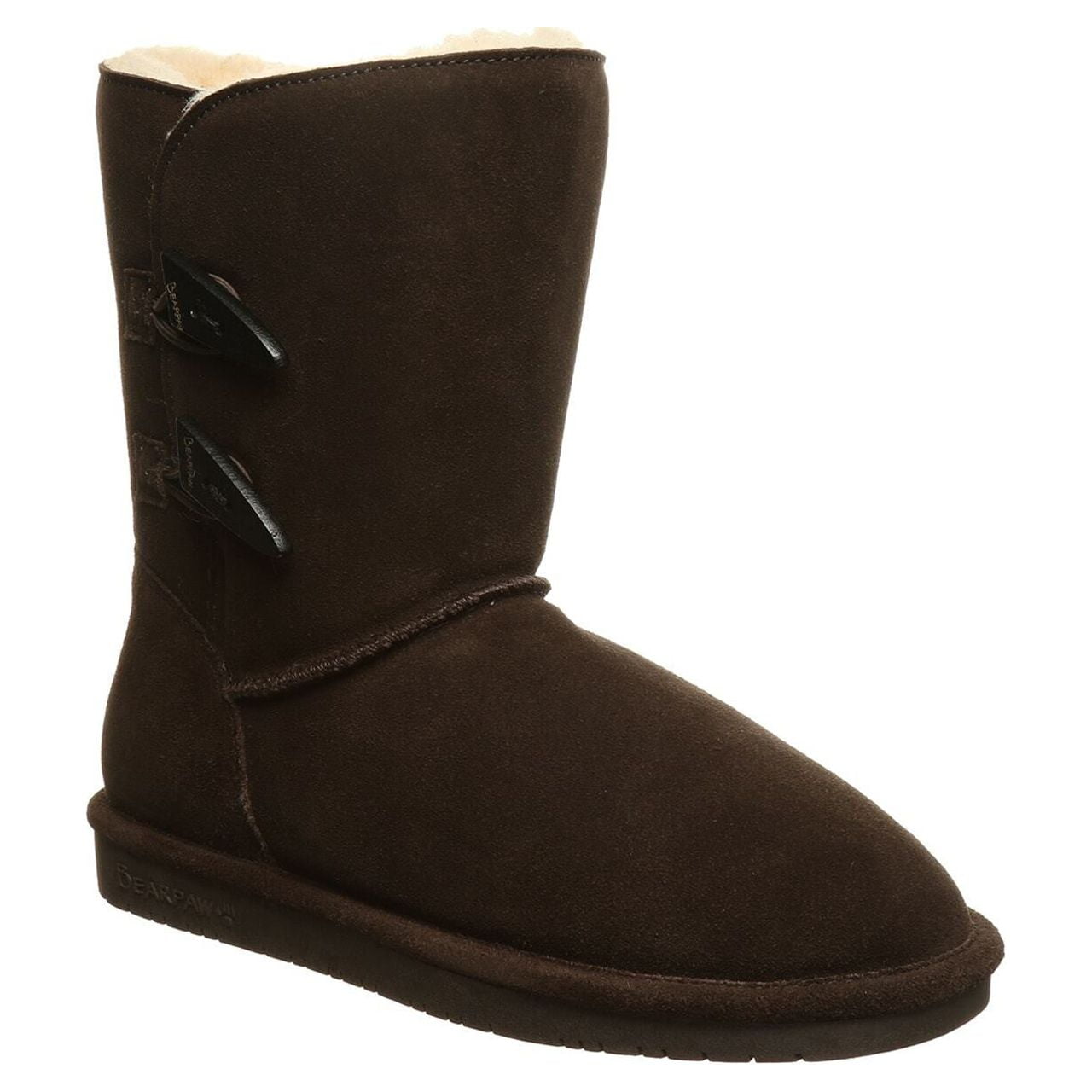 chocolate brown bearpaw boots