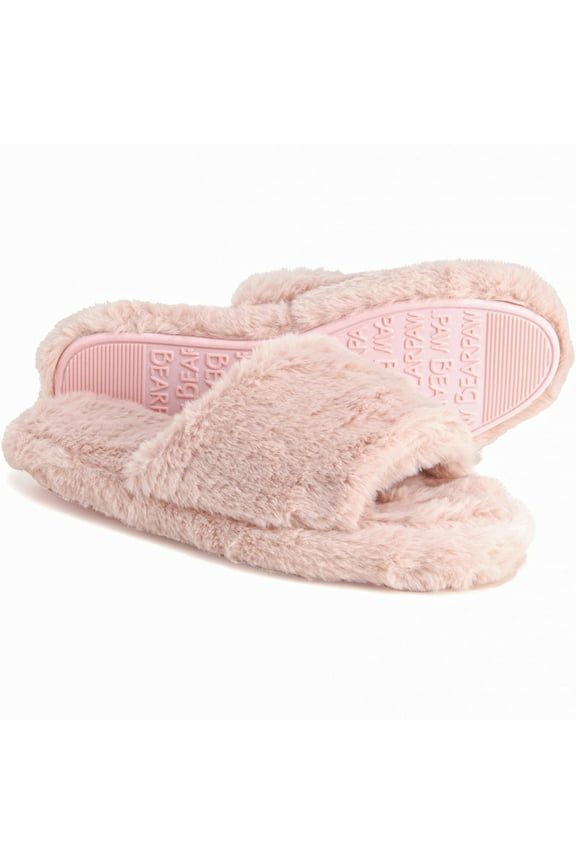 Women's Cozy Maxine Single Band Fuzzy Faux Fur Slippers