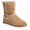 thumbnail image 1 of BEARPAW Women's Elle Short Crochet Iced Coffee Size 9 | Women's Boot Classic Suede | Women's Pull On Boot | Comfortable Winter Boot Women's Iced Coffee Elle Short Crochet Boots, 1 of 6