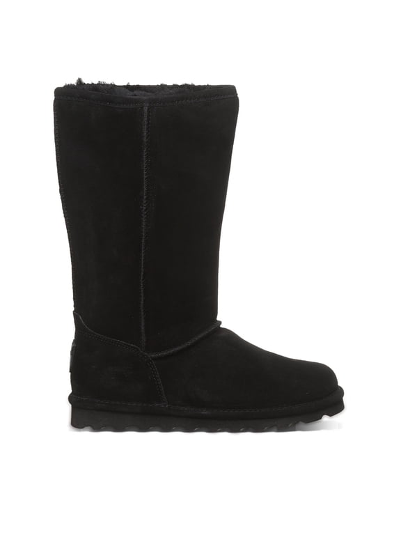 Women's Elle Tall Black Size 10 | Slip On Boots | Cozy & Comfortable Winter Boot for Women